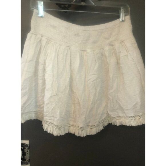 Zara womens size large white peasant boho Skirt - Picture 4 of 5